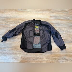 ICON Black Motorcycle Jacket with D30 Protection